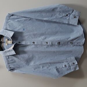 Calvin Klein Jeans Blue Button-down Shirt with "CK" Logo